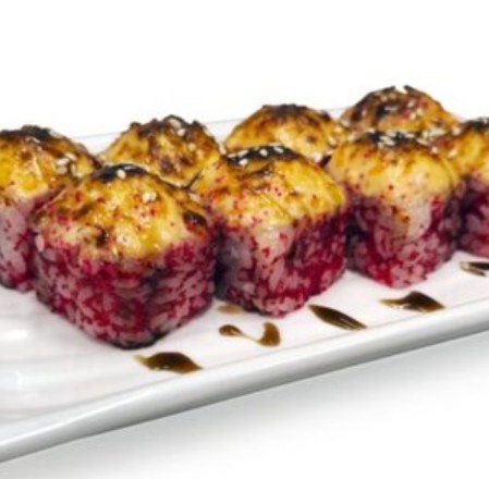 Запеченный ролл Саке курими