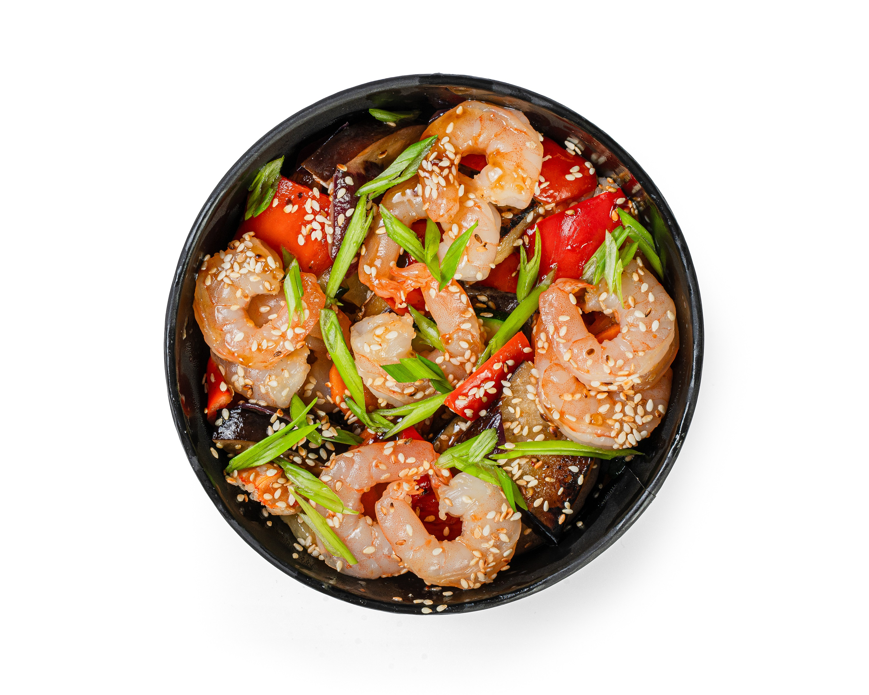 WOK с креветками в кокосовом соусе
