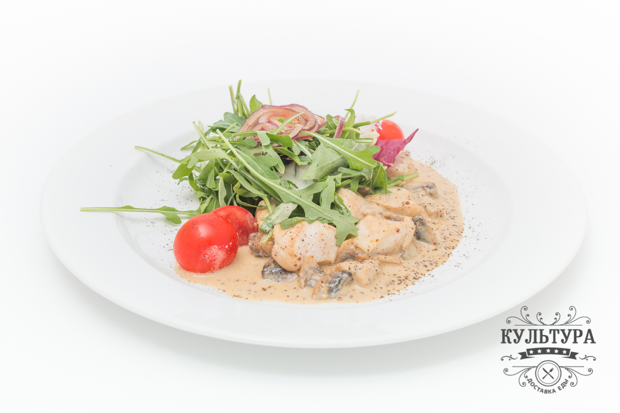 Салат Теплый с курицей