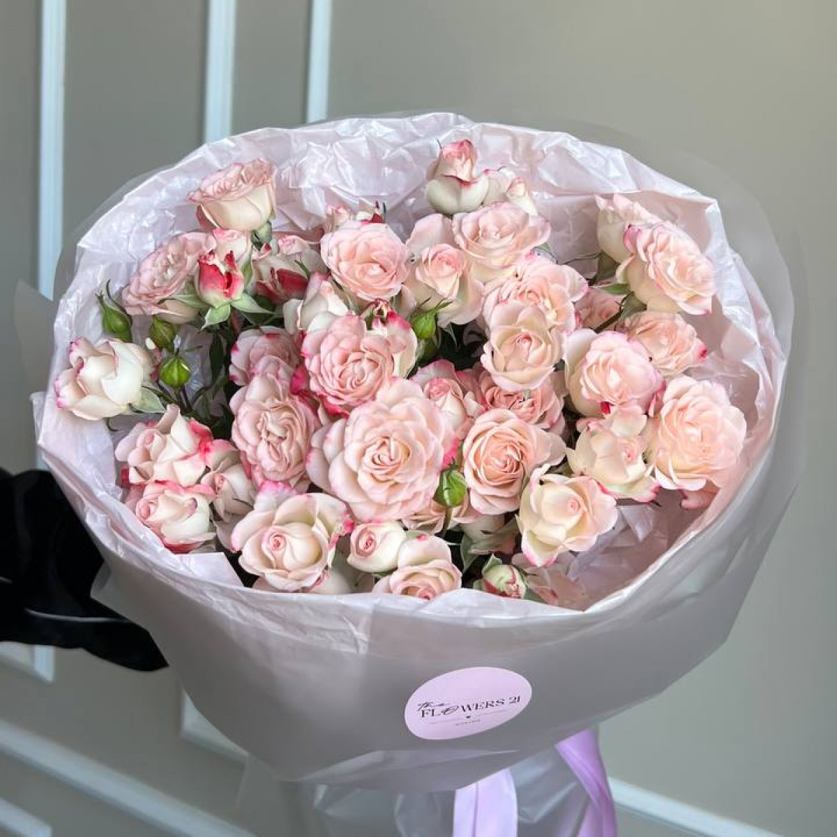 Моно из кустовых роз (предзаказ)