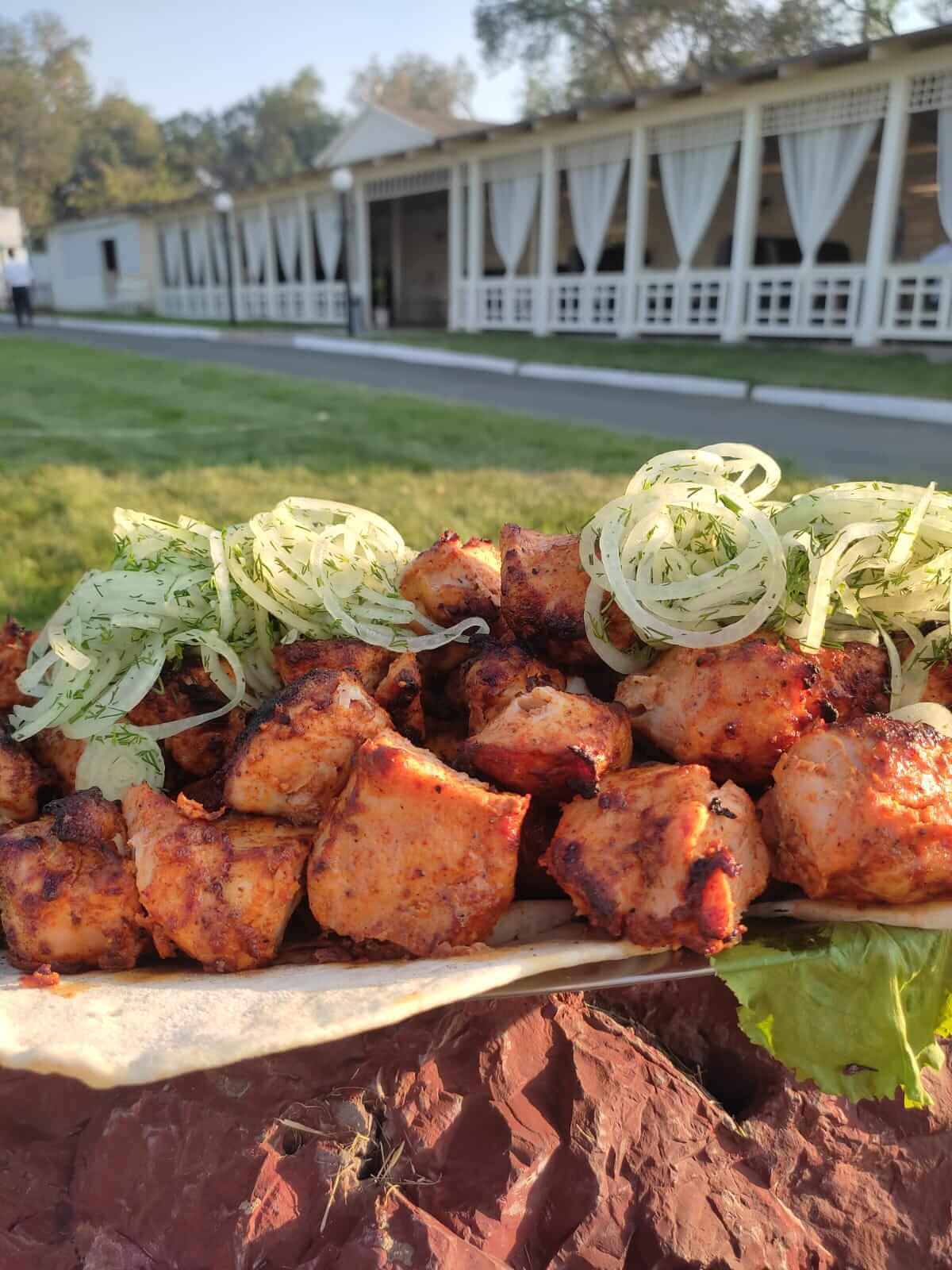 Шашлык из куриного филе