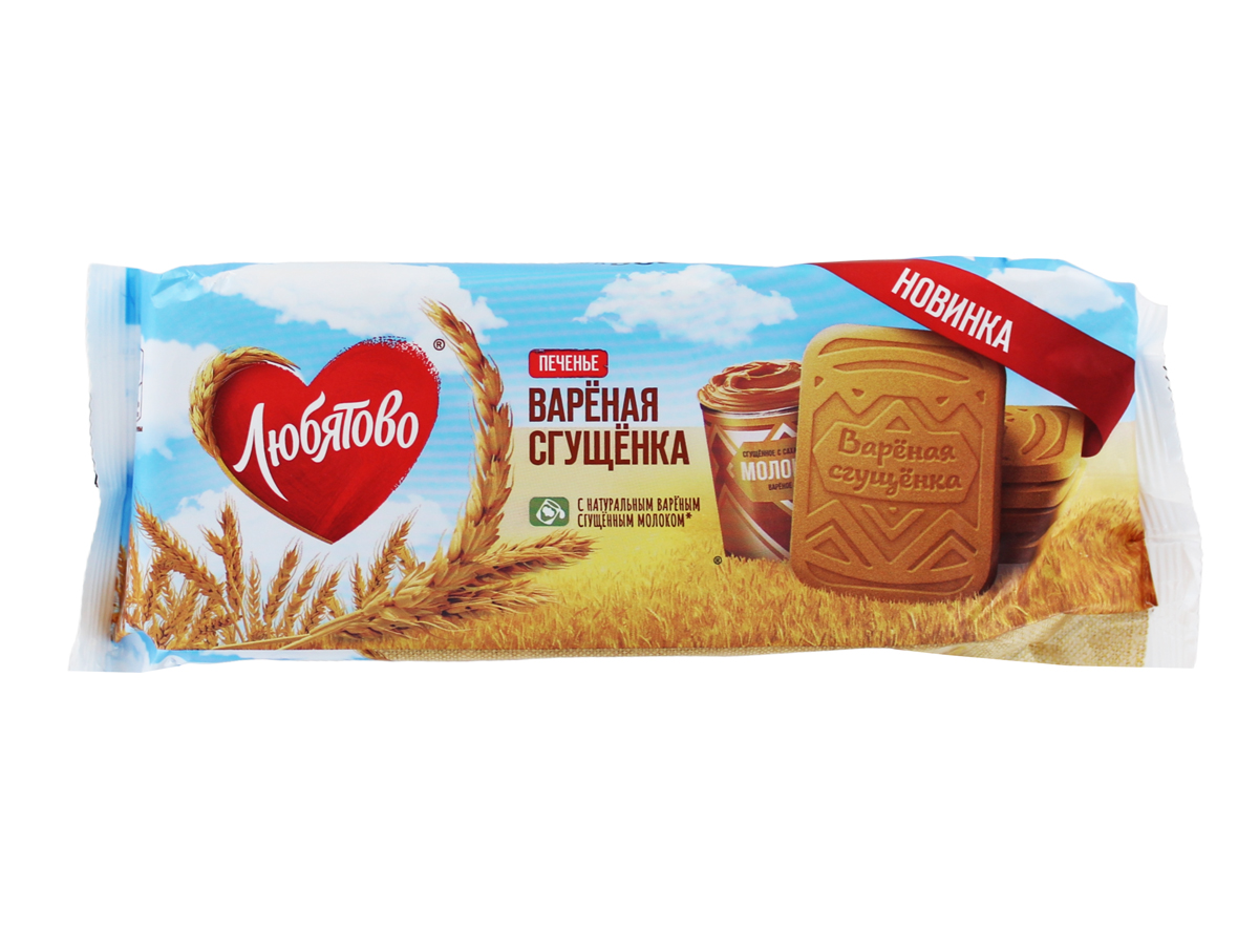 Печенье Любятово Вареная Сгущенка 88г