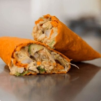 Сырная шаурма с курицей