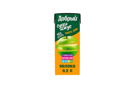 Сок Добрый Яблоко, 0,2 мл