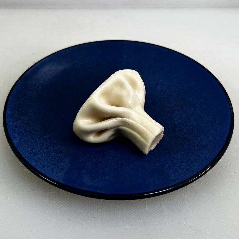 Варёные хинкали с бараниной и зеленью