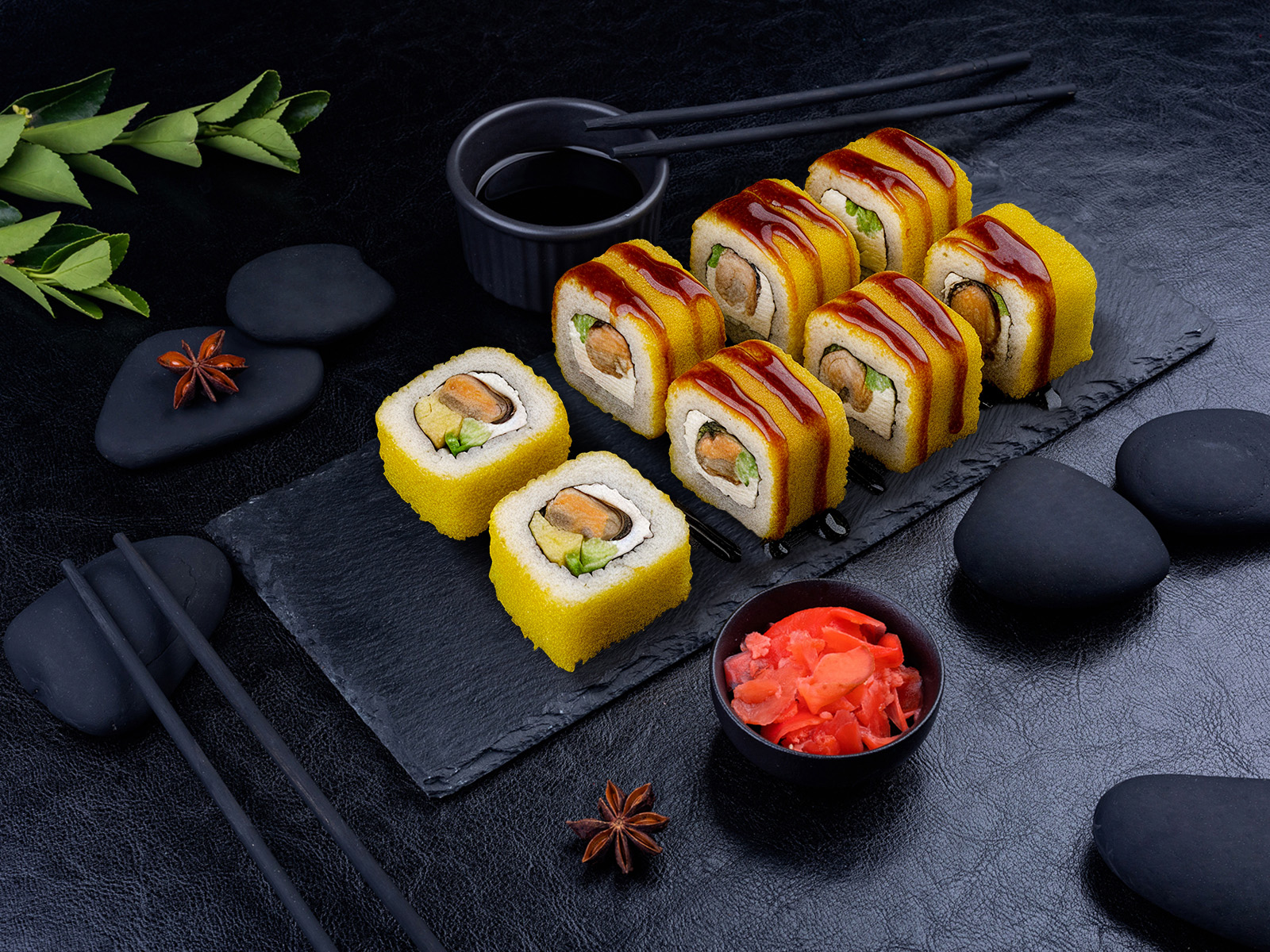 Жареный ролл Игаяки темпура