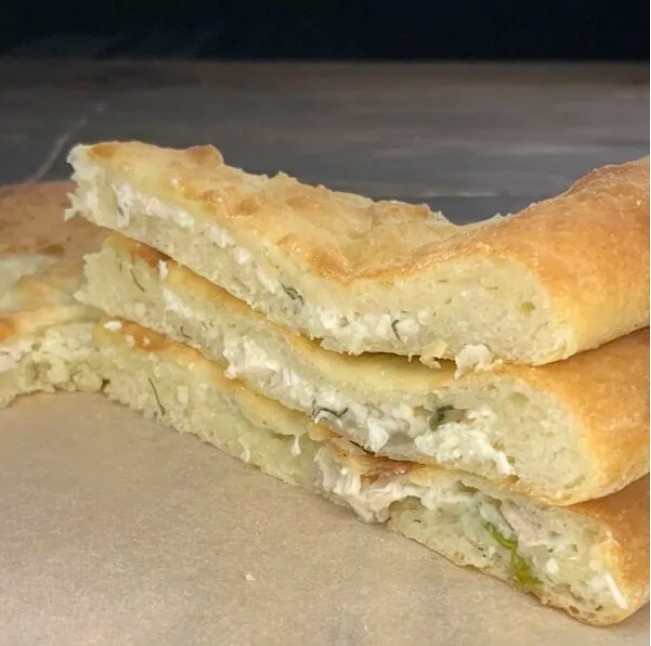 Осетинский пирог с курицей и сыром 35