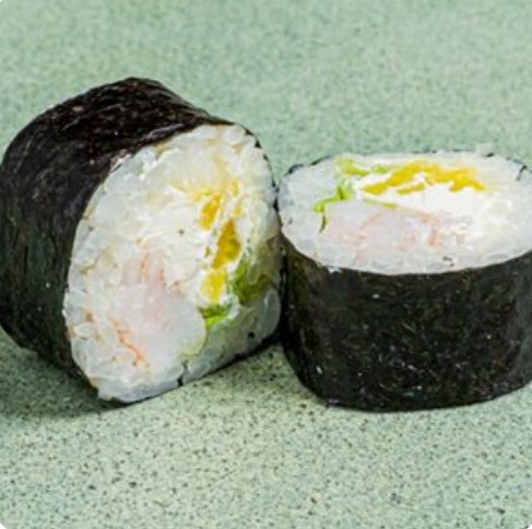 Мини Ролл с тигровой креветкой