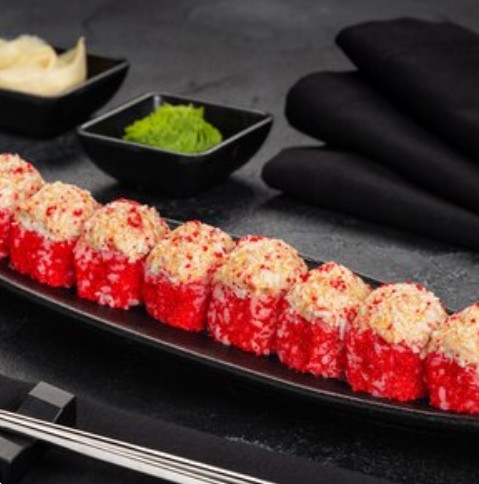 Запеченный острый краб