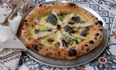 Пицца с Курицей и Грибами