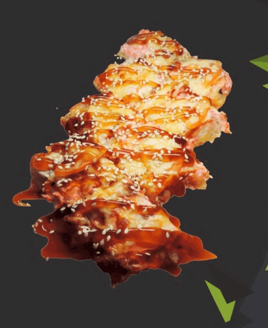 Суши пицца с угрем
