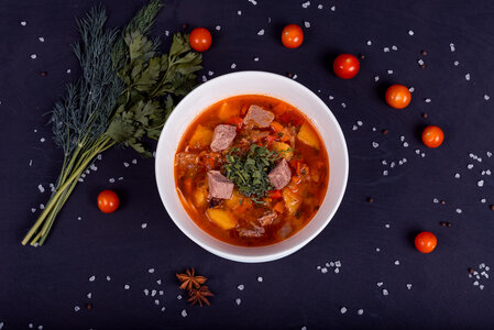 Лагман с говядиной