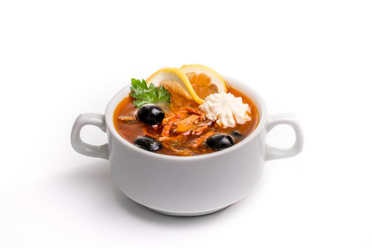 Солянка с оливками 250