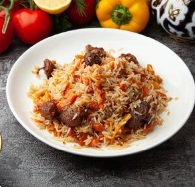 Плов узбекский с говядиной