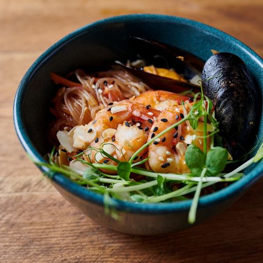 WOK «Лапша стеклянная с морепродуктами