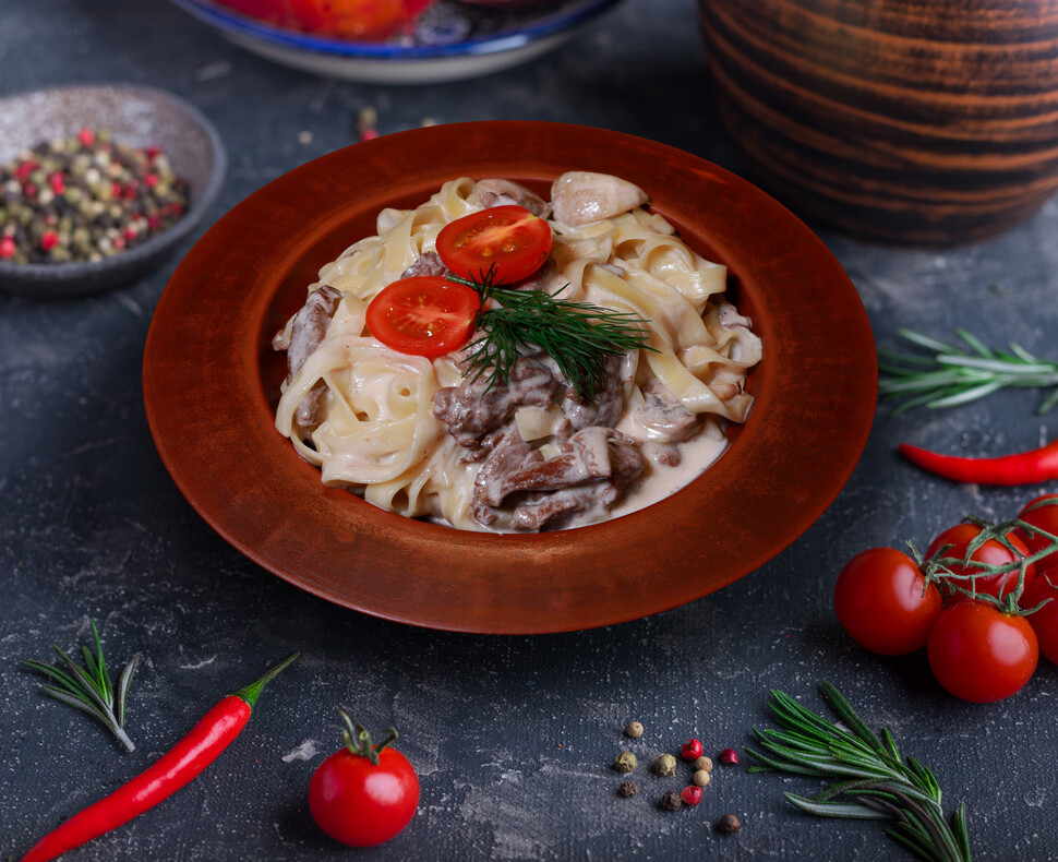 Паста с телятиной