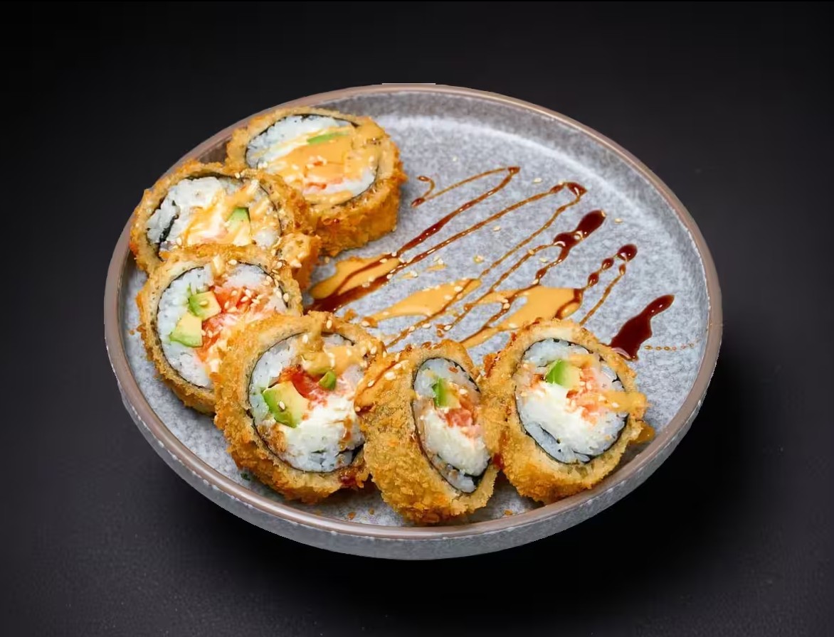 Темпура ролл сливочный лосось