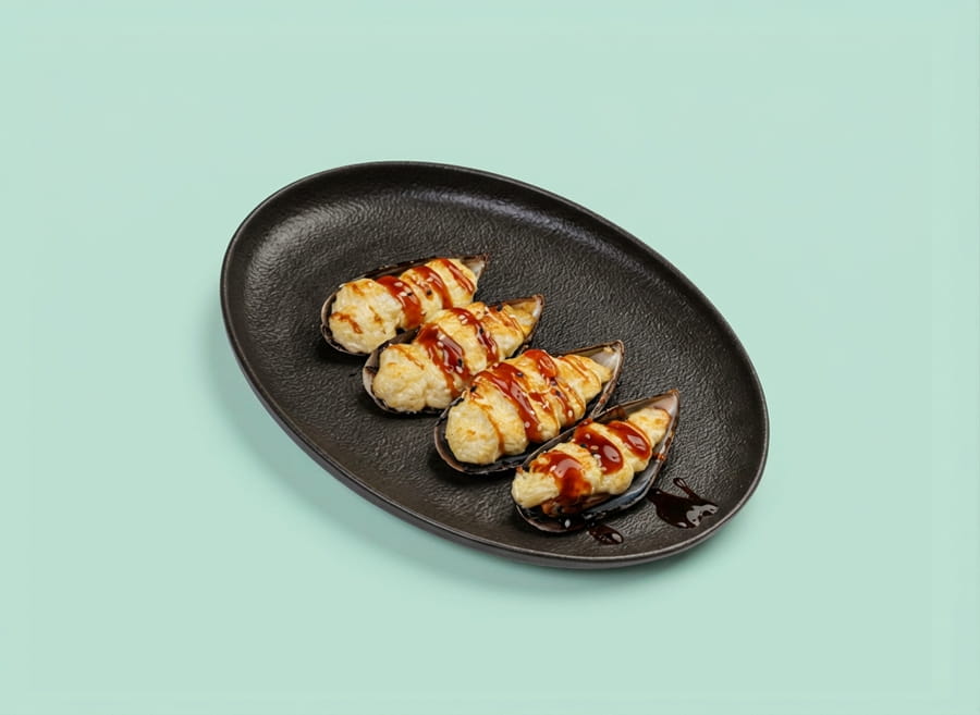 Запечённые Мидии