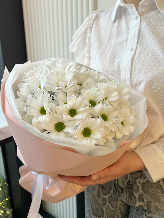 Монобукет из ромашек
