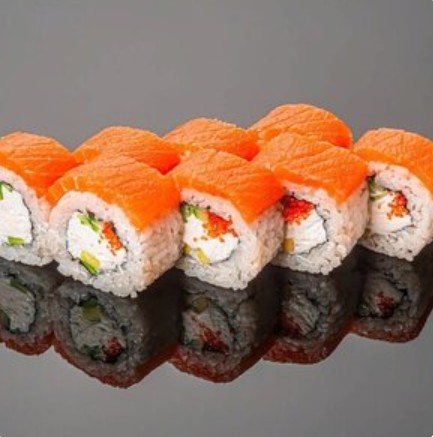 Филадельфия лайт с тигровой креветкой