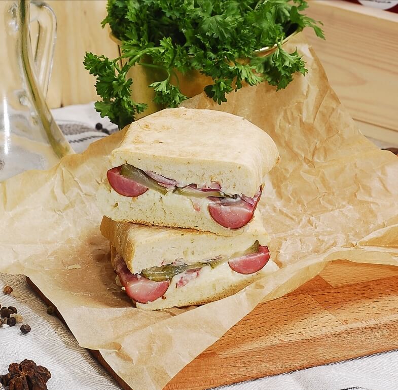 Панини С охотничьими колбасками
