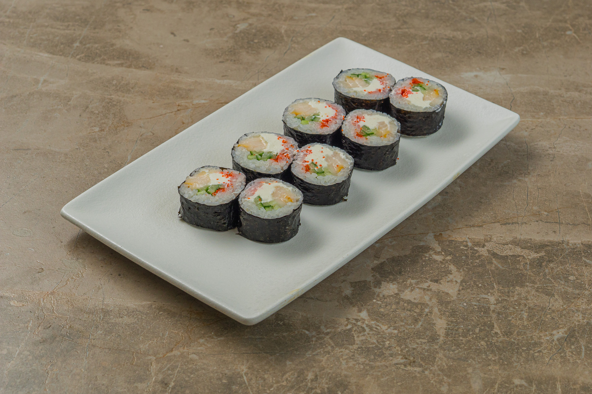 Ролл Тейшоку с масленной рыбой