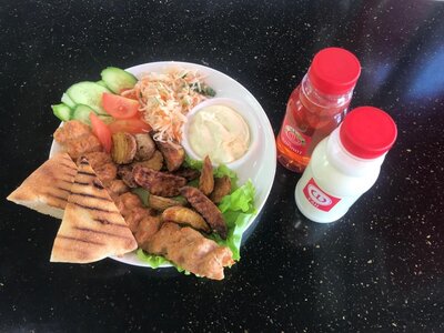 Бизнес-ланч с люля из курицы