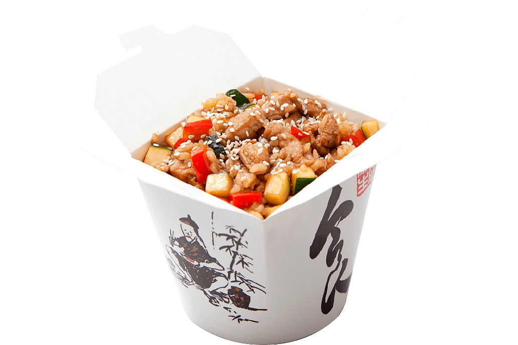 Лапша WOK с курицей