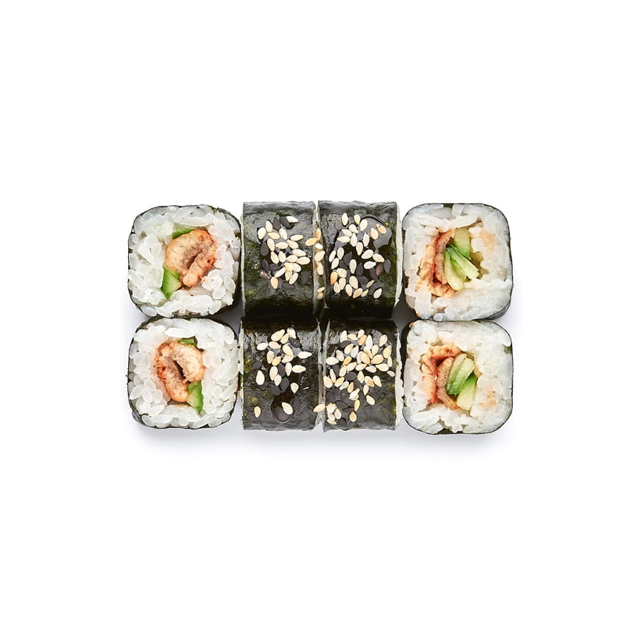 Маки с угрём