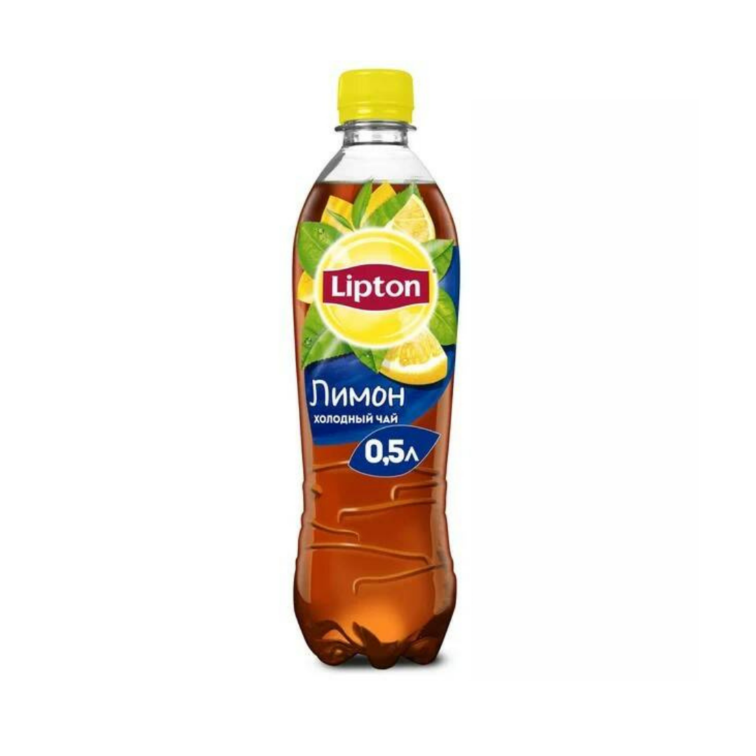 Чай чёрный холодный Lipton лимон