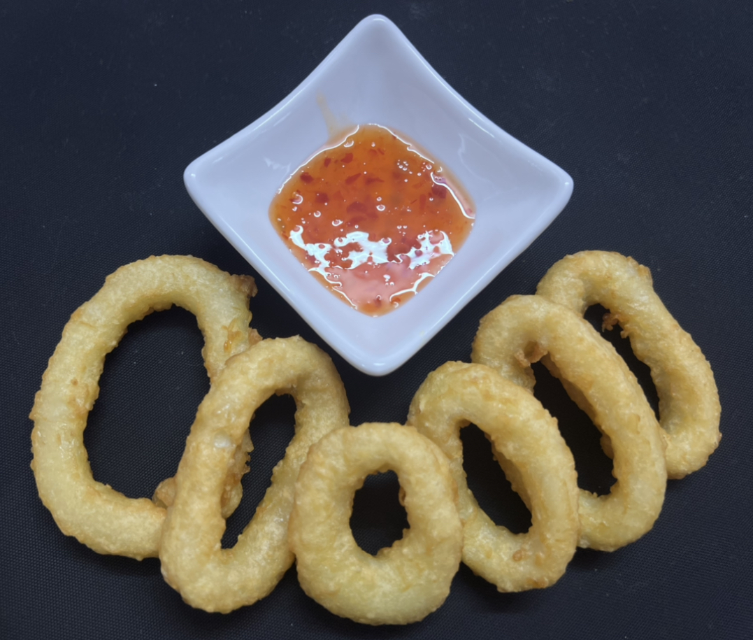 Кольца кальмара (+соус)