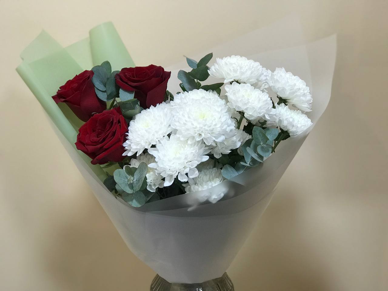 Букет "Три сердца"