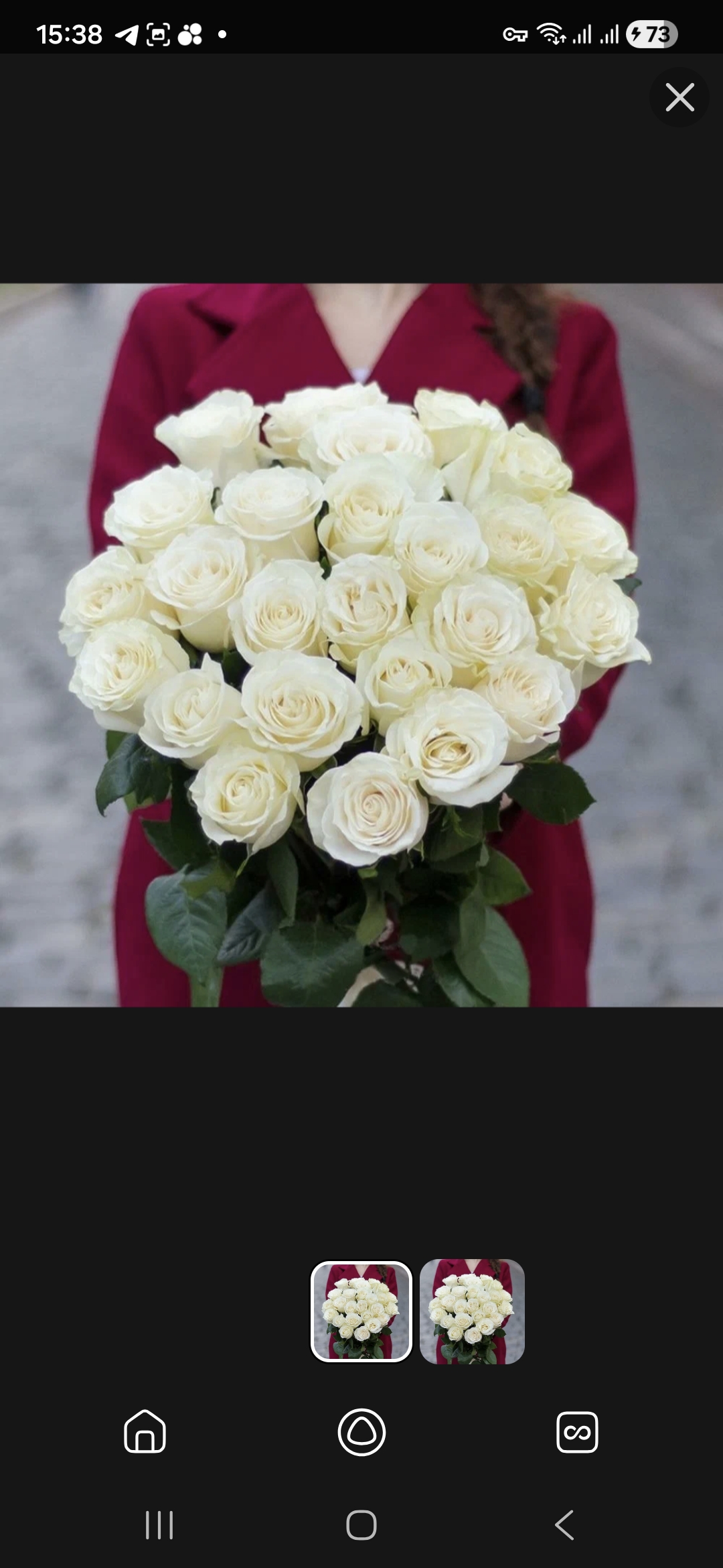 Букет "Белоснежная мечта"