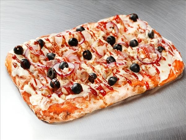 Римская пицца курочка барбекю