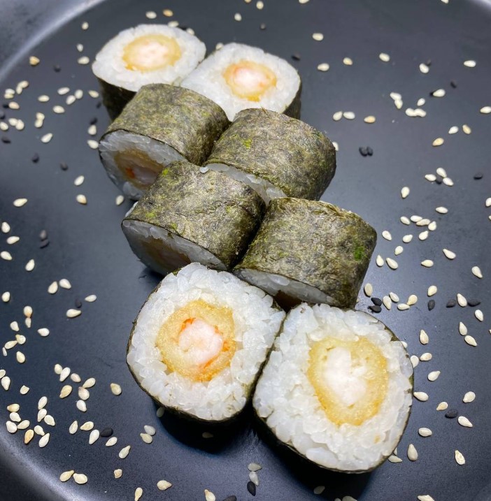 Хосомаки с креветкой