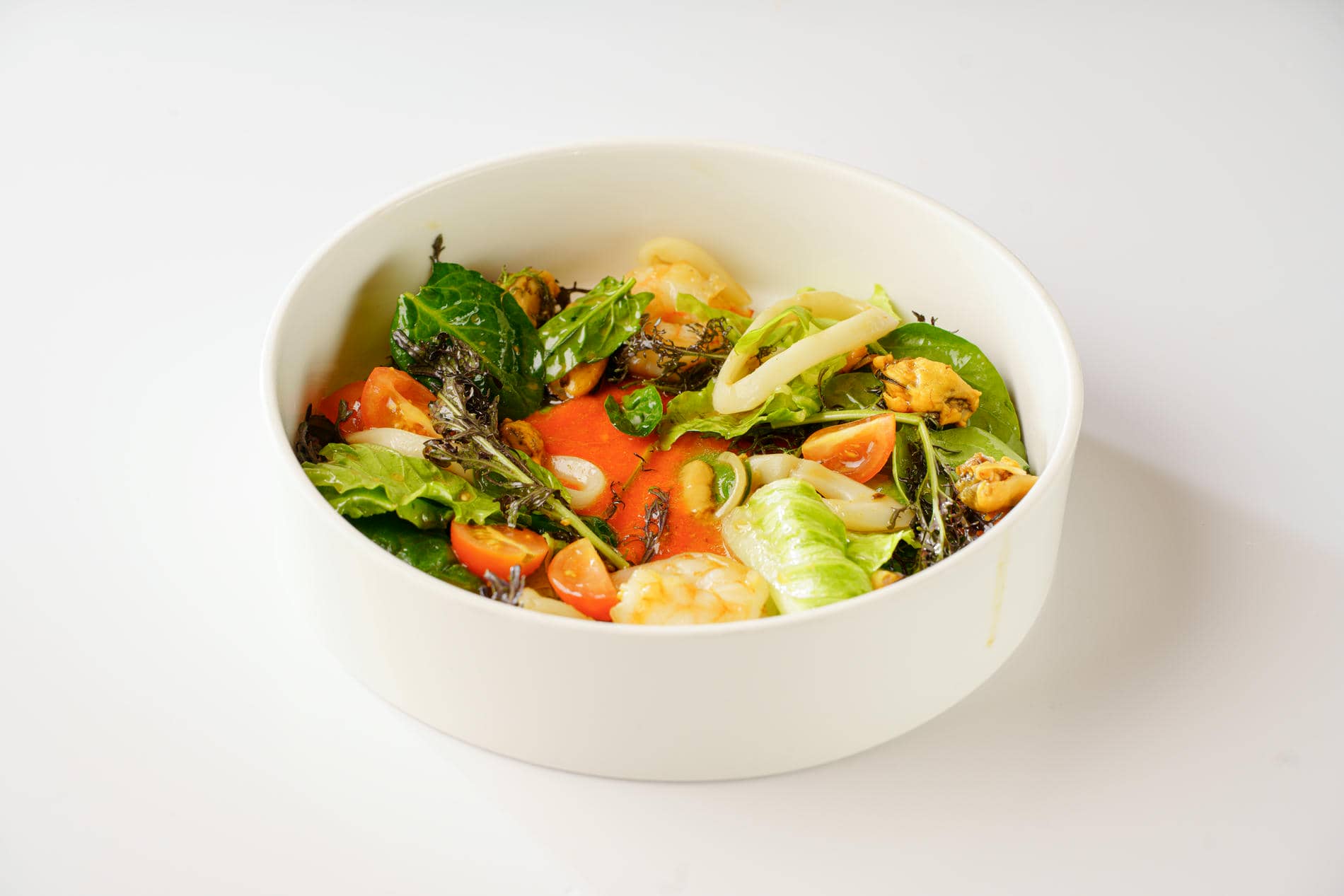 Салат с морепродуктами