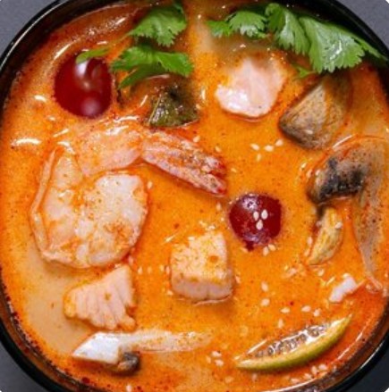 Суп Том Ям с морепродуктами