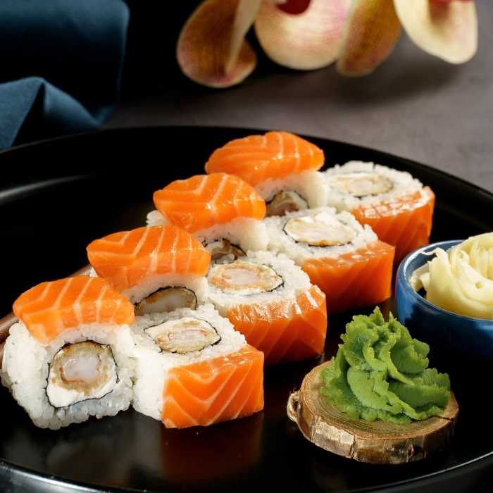 Филадельфия с креветкой темпура