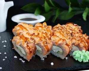 Запечённый ролл Асахи