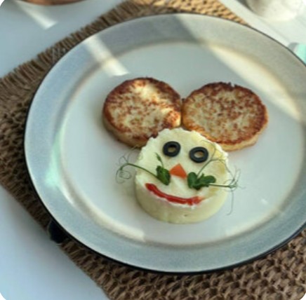 Котлетка куриная с картофельным пюре