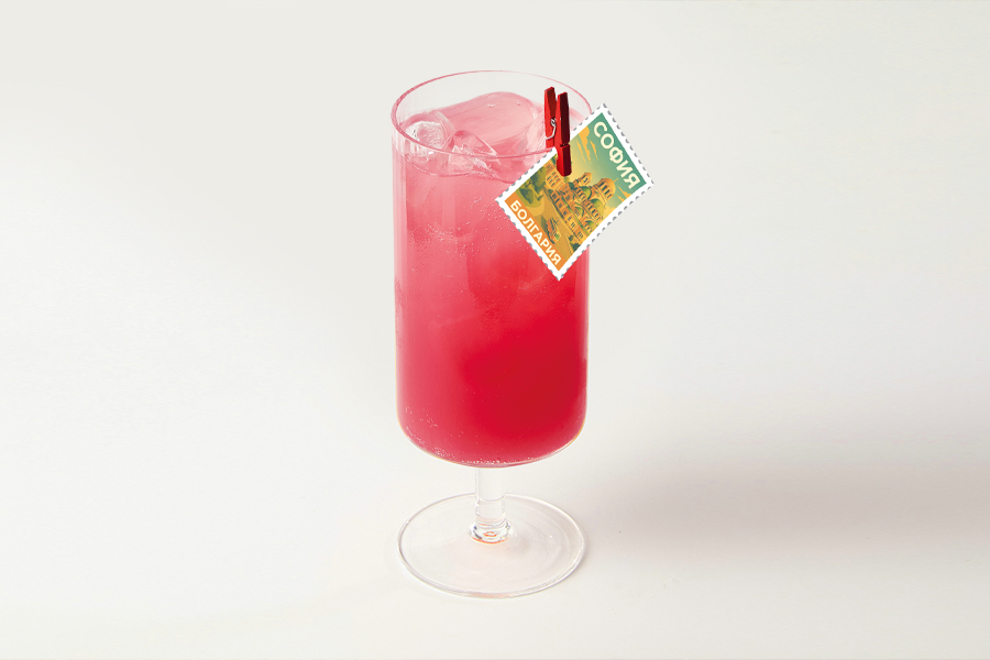 Болгарский лимонад софийская роза-персик