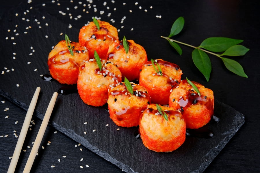 Креветка запечённая