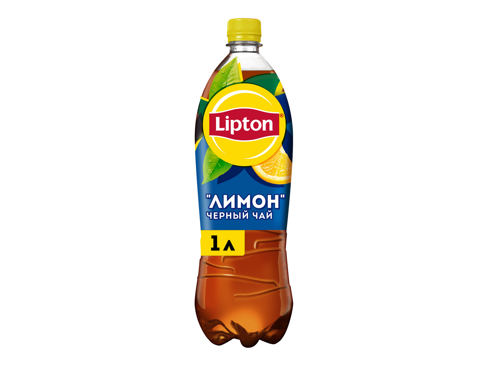 Холодный чёрный чай "Lipton Лимон" 1 л