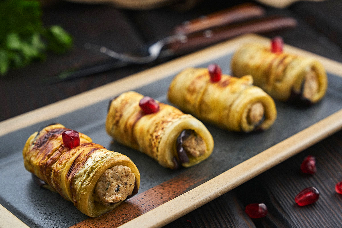 Баклажаны рулеты