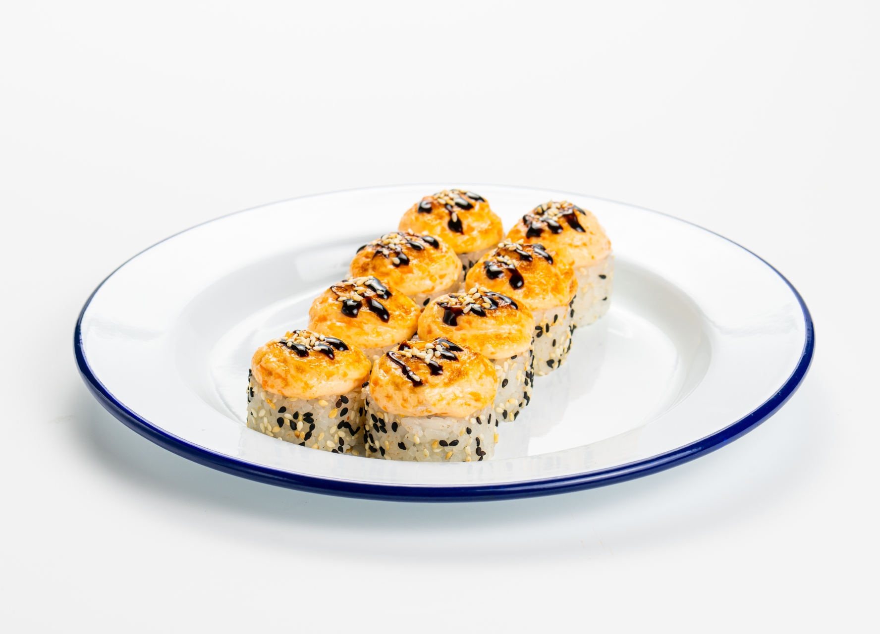 Запеченный ролл с курицей