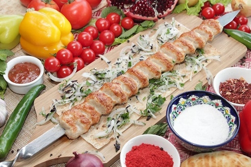 Люля-кебаб из курицы на мангале