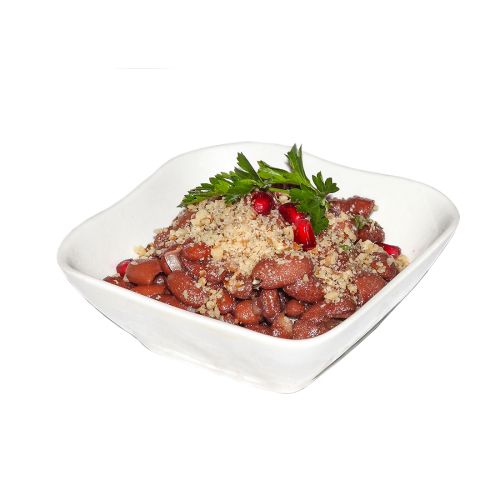 Красное лобио с грецкими орехами