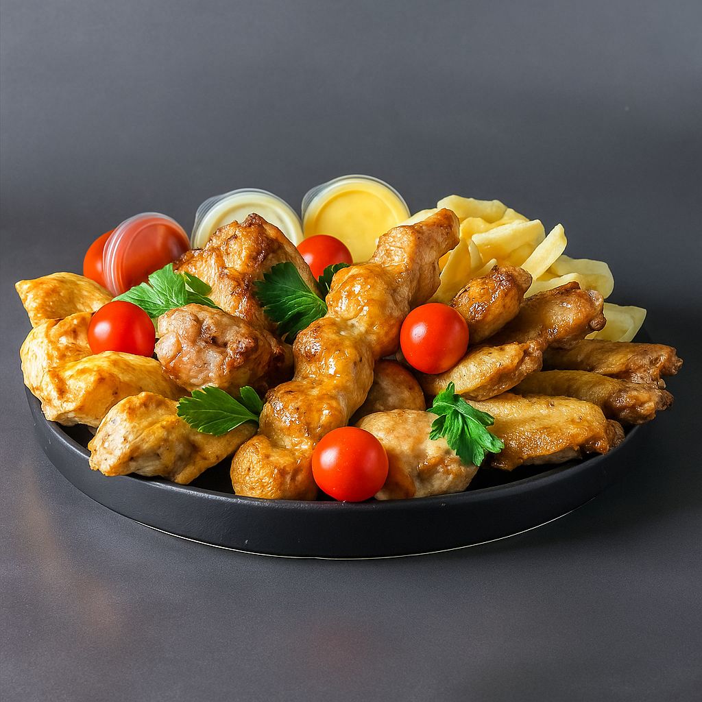 Шашлычная тарелка №1