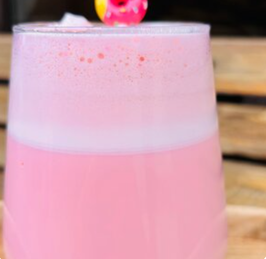 Розовая матча