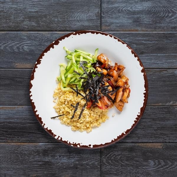 Имбирная курочка с булгуром